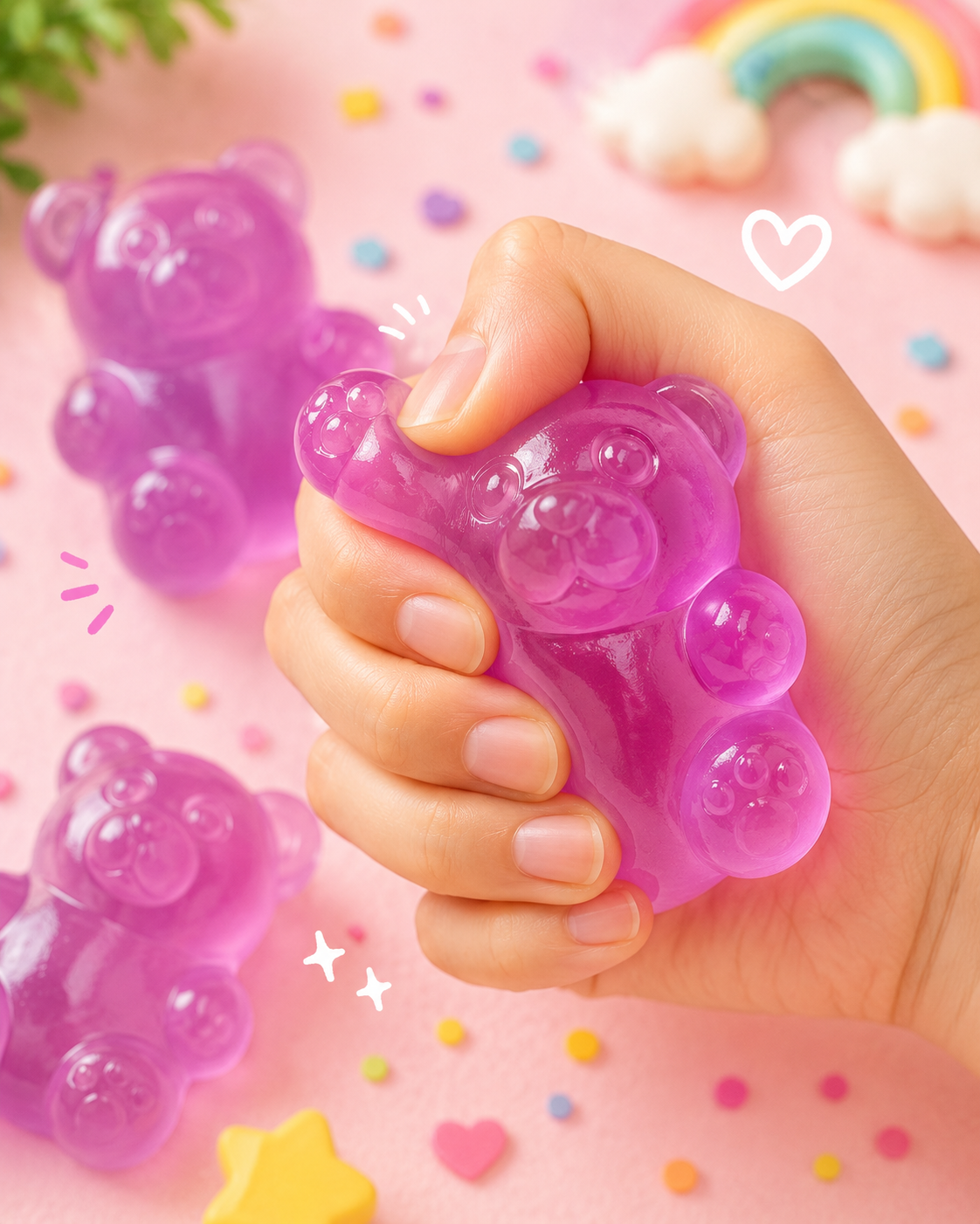 NovaPop Bear Squishy Toys – Assorted Colors