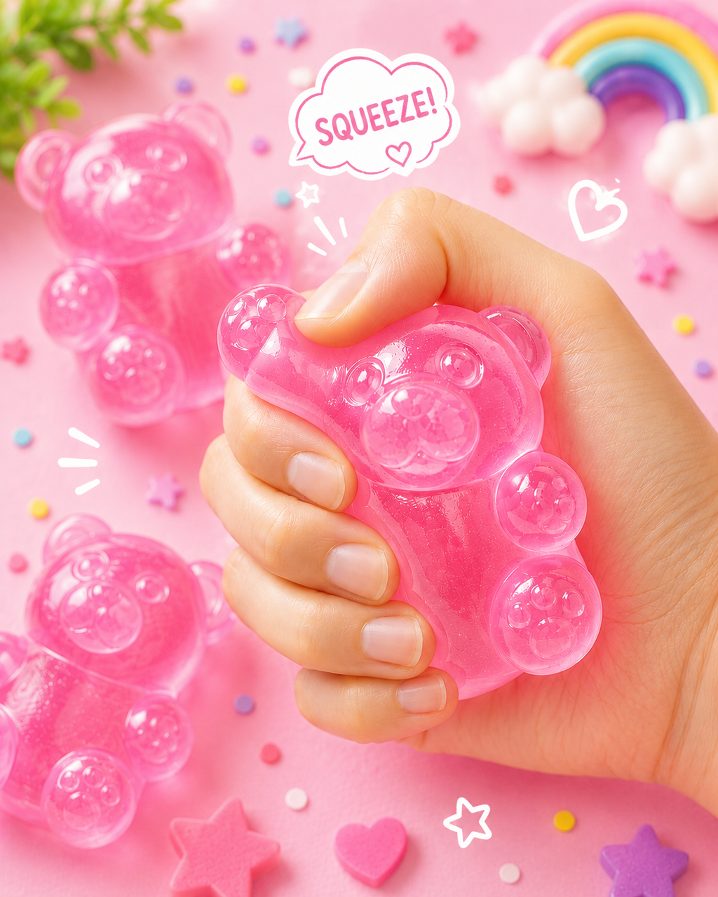 NovaPop Bear Squishy Toys – Assorted Colors