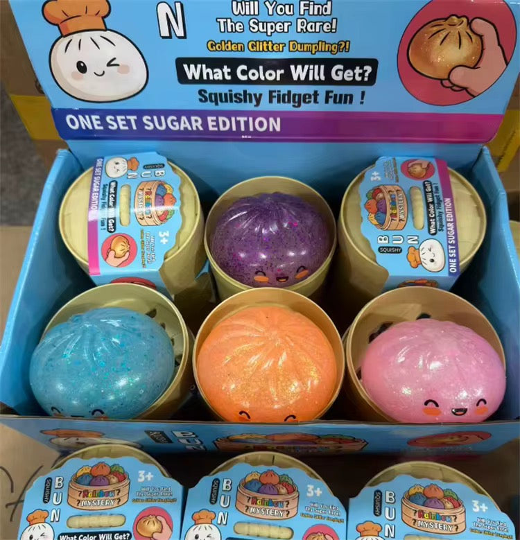 NovaPop Squishy Mystery Dumplings – Glitter Series