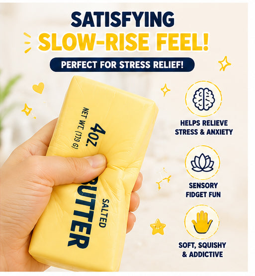 NovaPop Squishy Butter – Slow Rise Sensory Toy