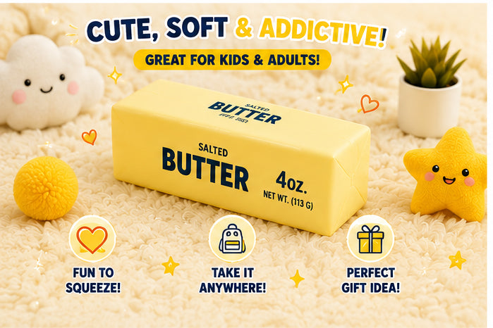 NovaPop Squishy Butter – Slow Rise Sensory Toy