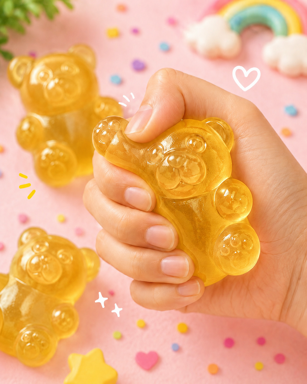 NovaPop Bear Squishy Toys – Assorted Colors